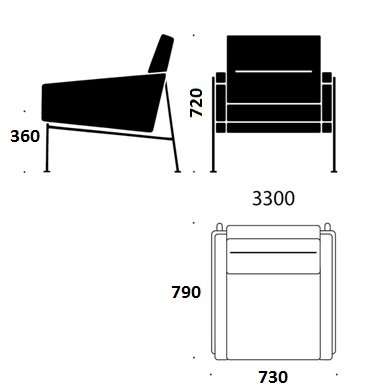 Кресло 3300 series Easy chair в Сочи