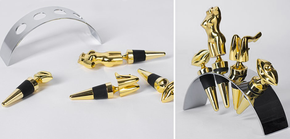 Набор пробок для бутылок ACOLYTE WINE STOPPER - Loft-Concept в Сочи