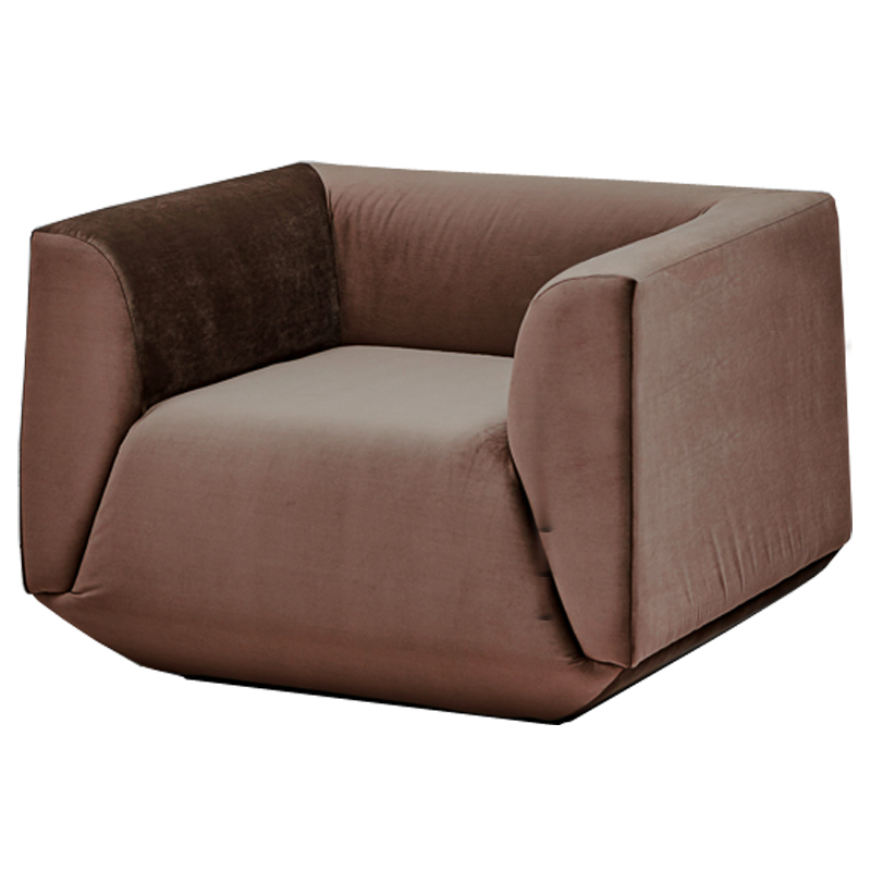 Armchair Cube Brown Большое Кресло Куб Коричневый в Сочи | Loft Concept 