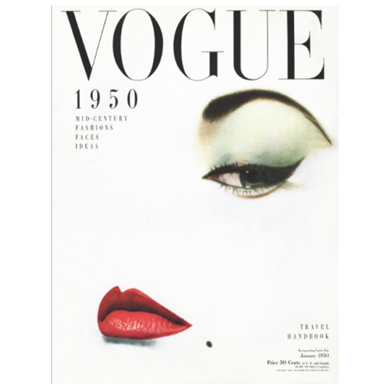 Постер Vogue Cover 1950 January  в Сочи | Loft Concept 