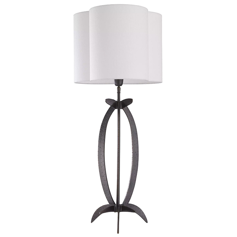 Настольная лампа Eichholtz Table Lamp Luciano Черный Белый в Сочи | Loft Concept 