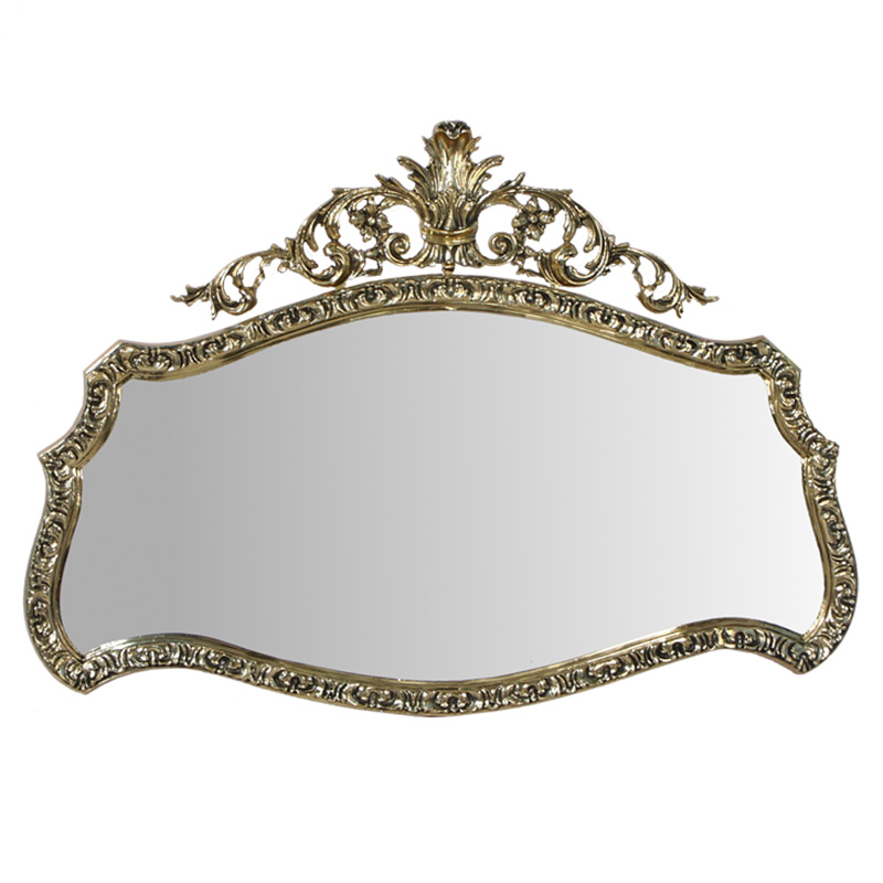 Зеркало настенное в бронзовой раме Royal Gold Mirrors  Золотой в Сочи | Loft Concept 