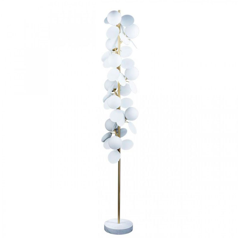 Торшер MATISSE Floor Lamp White Золотой Белый в Сочи | Loft Concept 