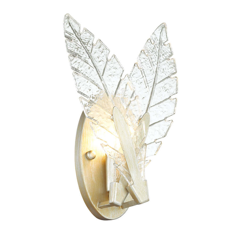 Бра Glass Petals Sconce Золотой Прозрачный (Transparent) в Сочи | Loft Concept 