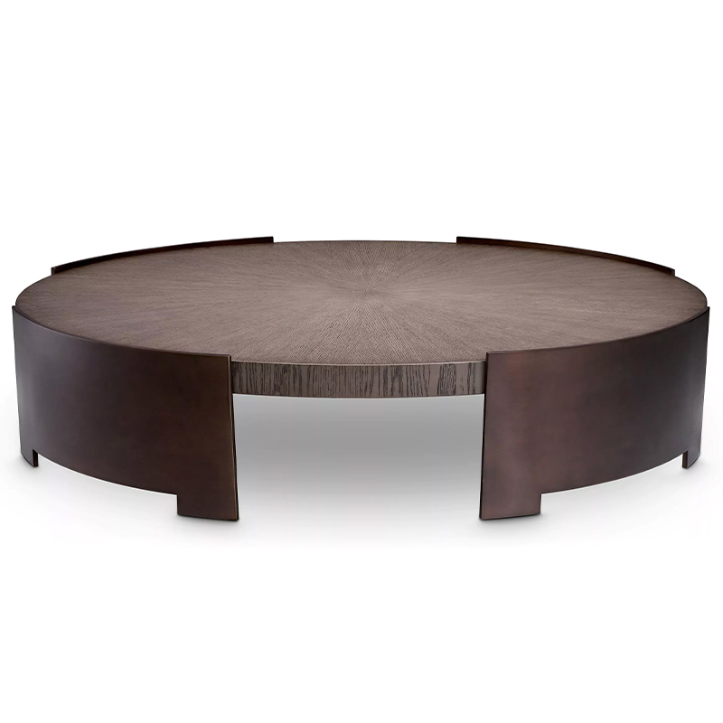 Кофейный стол Eichholtz Coffee Table Quinto Коричневый Темная бронза винтаж в Сочи | Loft Concept 