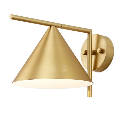 Бра Flos Captain Flint Cone Wall Light Латунь в Сочи | Loft Concept 