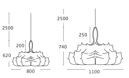 Люстра Flos Zeppelin в Сочи