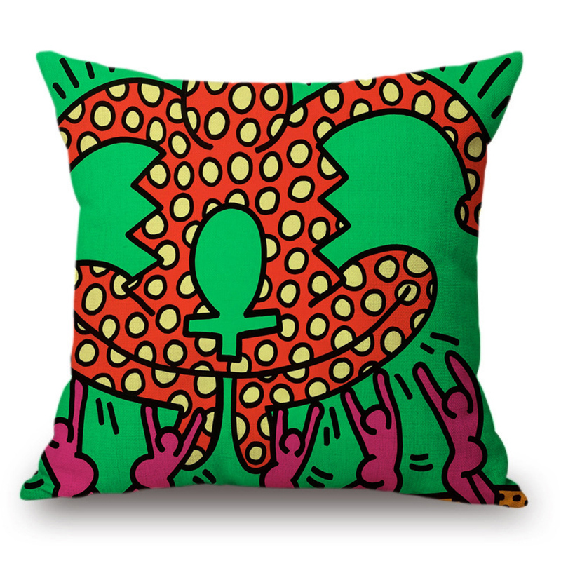 Подушка Keith Haring 17 Мульти в Сочи | Loft Concept 