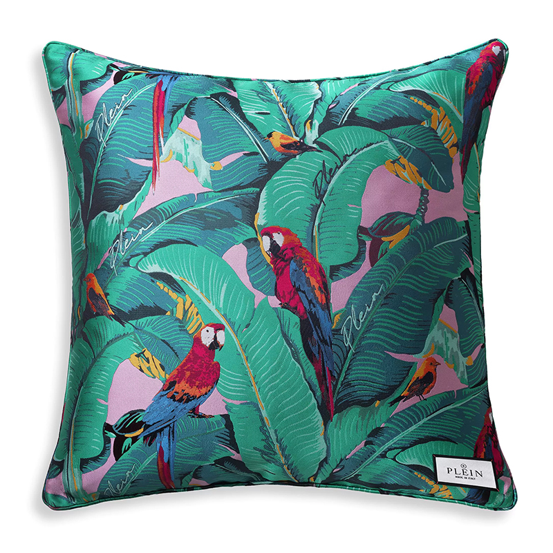 Подушка Philipp Plein Cushion Parrot 50 x 50 Мульти в Сочи | Loft Concept 