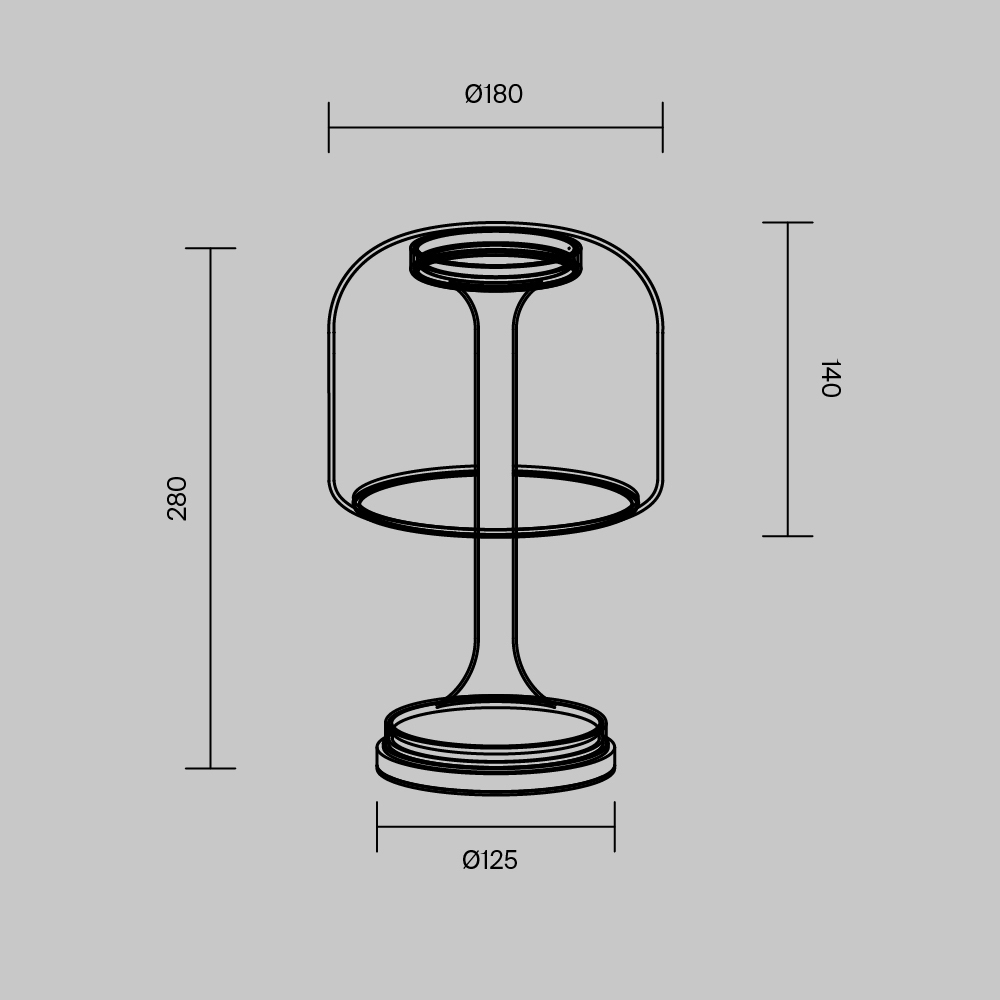 Настольный светильник Spirito 3000К 13Вт в Сочи