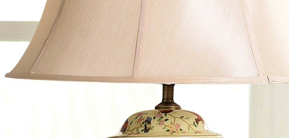 Настольная керамическая лампа с узором Luna - Loft-Concept в Сочи