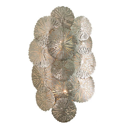 Бра Lily Pad Wall Sconce Nickel Серебряный в Сочи | Loft Concept 