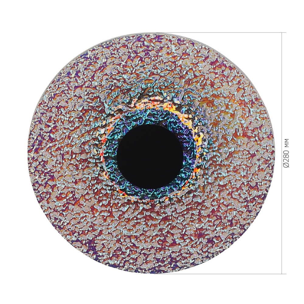 Бра круглое стеклянное с морозным эффектом Heterochromia в Сочи