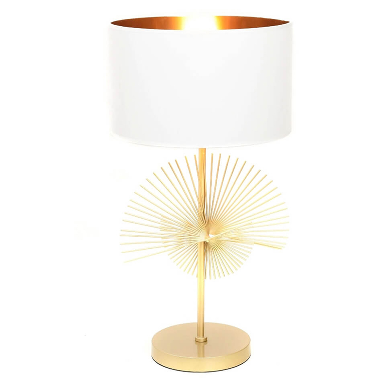 Настольная лампа Genoveva Table lamp white Белый Золотой в Сочи | Loft Concept 