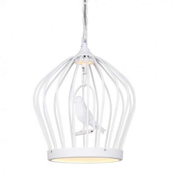 Люстра Birdcage Chandelier White Белый в Сочи | Loft Concept 