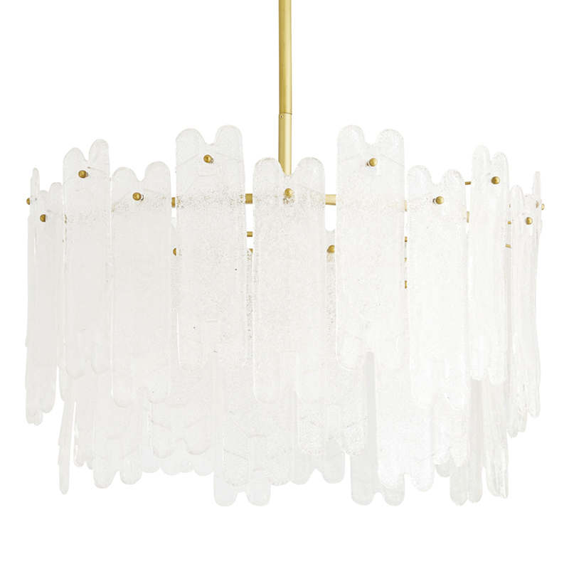 Люстра Arteriors MUGLER CHANDELIER Золотой Белый в Сочи | Loft Concept 