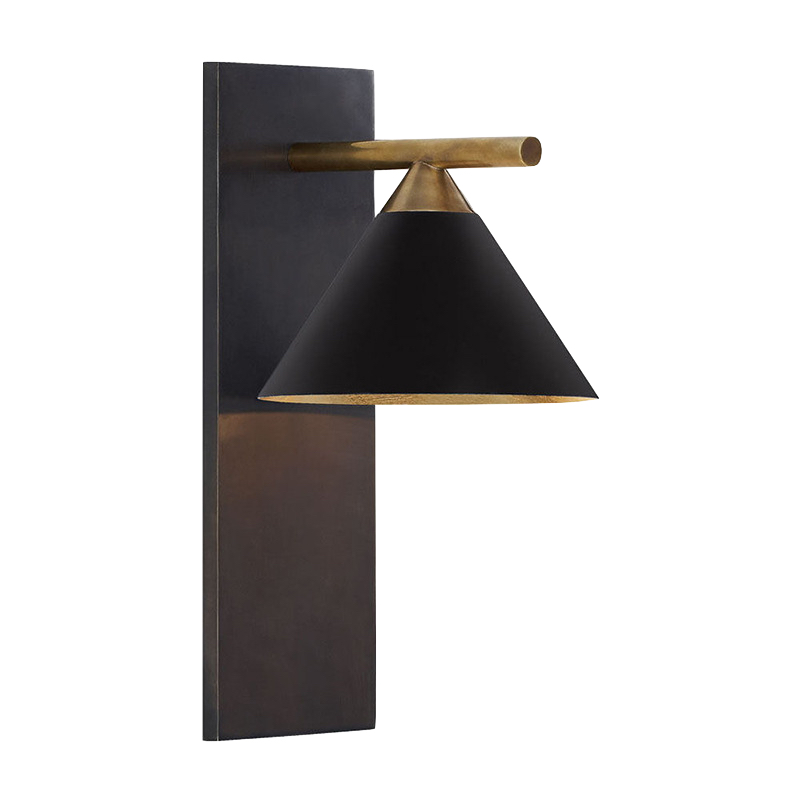 Бра CLEO SCONCE wall lamp Black Латунь Черный в Сочи | Loft Concept 