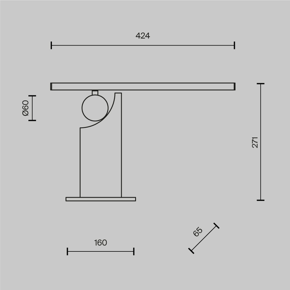 Настольный светильник Monumento 3000К 9Вт в Сочи