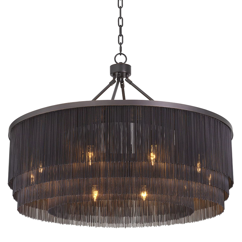 Люстра Eichholtz Chandelier Tissot L Темная бронза в Сочи | Loft Concept 