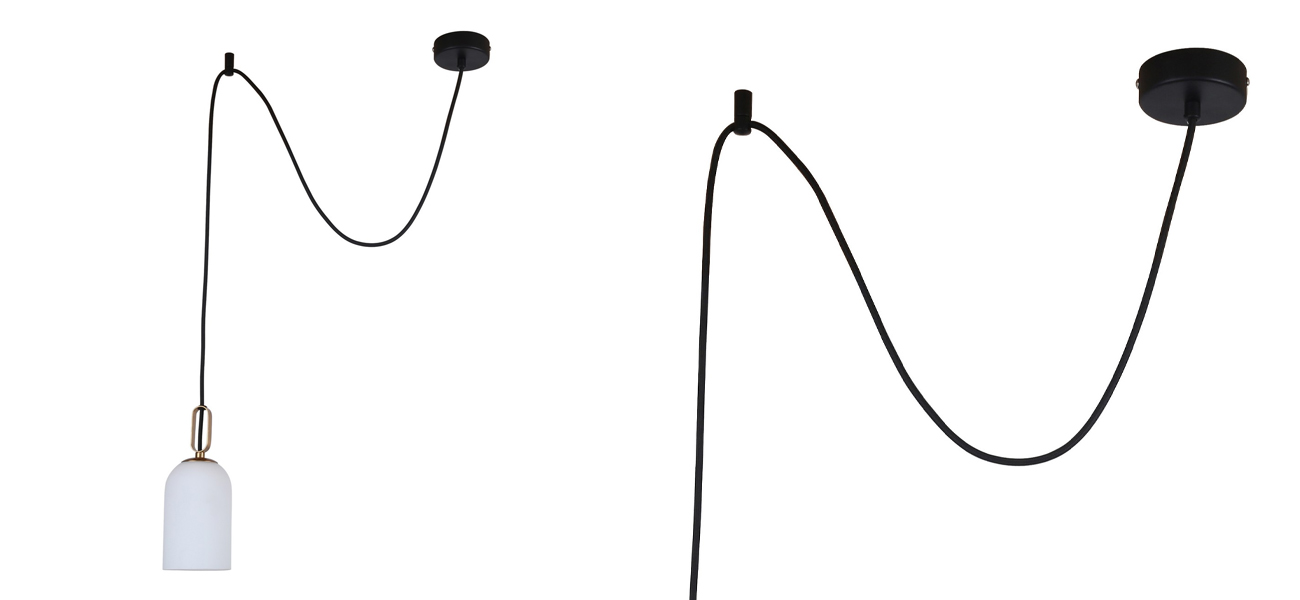 Подвесной светильник с белым плафоном May-lily - фото