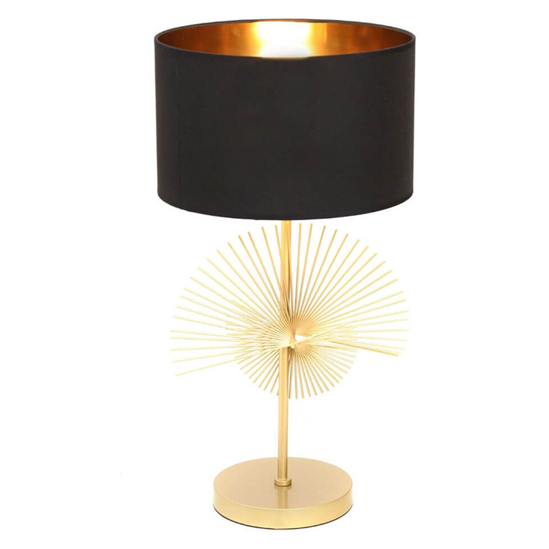 Настольная лампа Genoveva Table lamp black Черный Золотой в Сочи | Loft Concept 