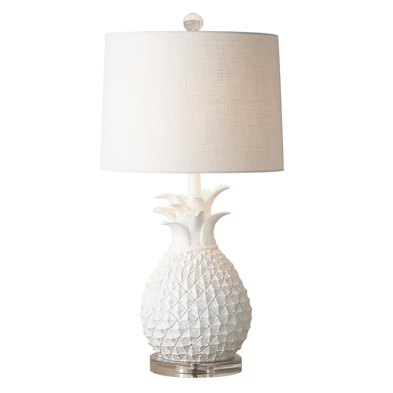 Настольная лампа White Pineapple Table lamp Белый в Сочи | Loft Concept 