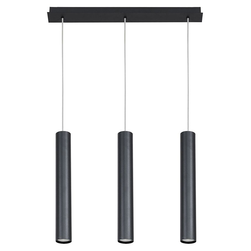 Люстра Luis Chandelier Line black Черный в Сочи | Loft Concept 