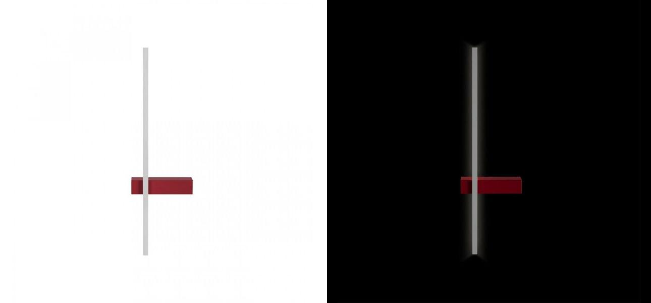 Бра светодиодное Trumpet Tube Red 60 см - фото №1