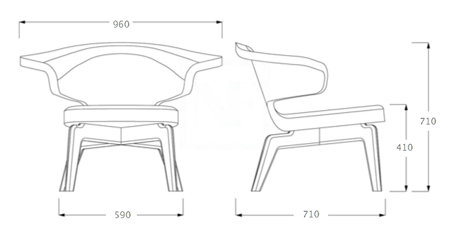 Кресло Munich Lounge Chair в Сочи