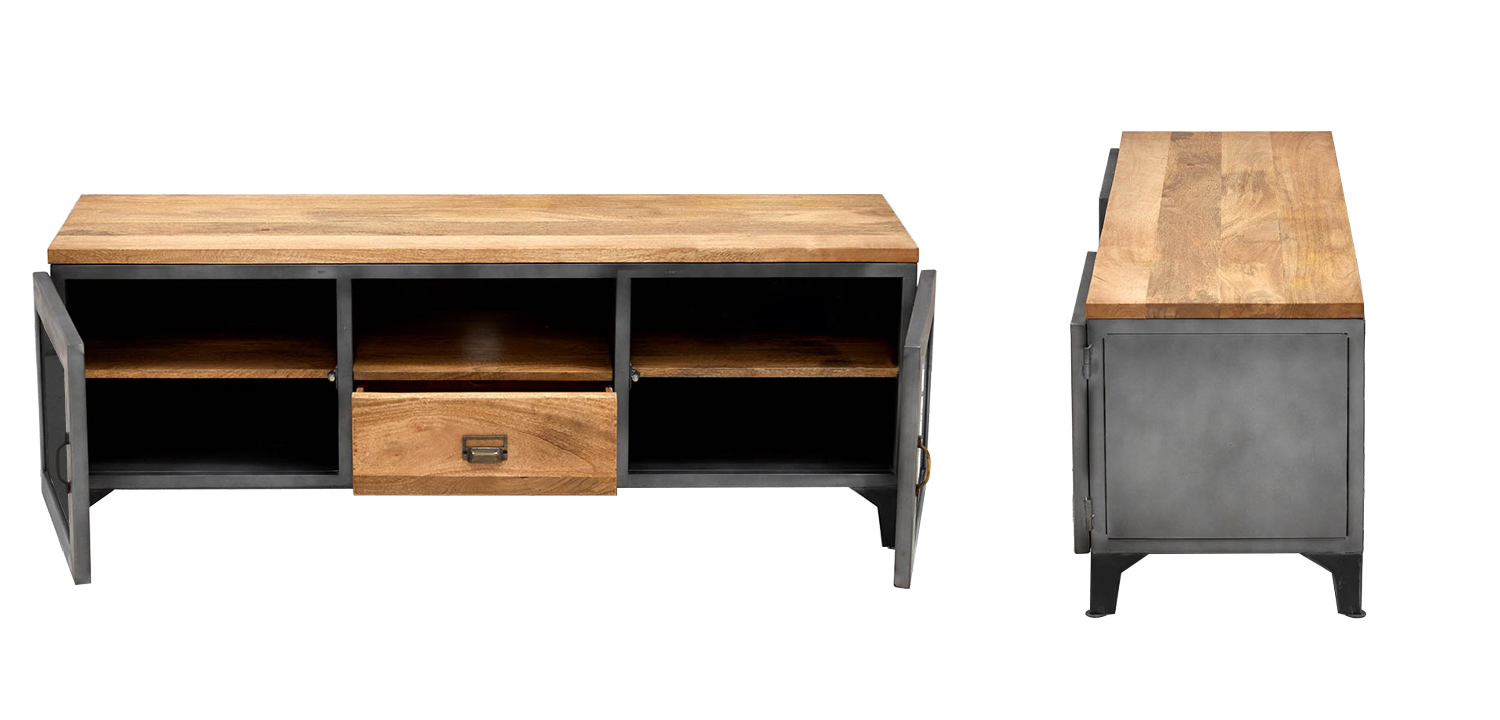 TV-тумба в стиле Лофт Russell TV Stand - фото