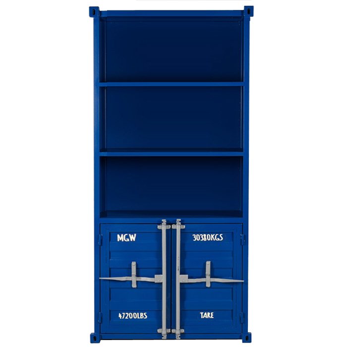 Книжный шкаф Sea Container Bookcase Blue Синий Бирюзовый Зеленый Желтый Оранжевый Красный Белый Серый Черный в Сочи | Loft Concept 