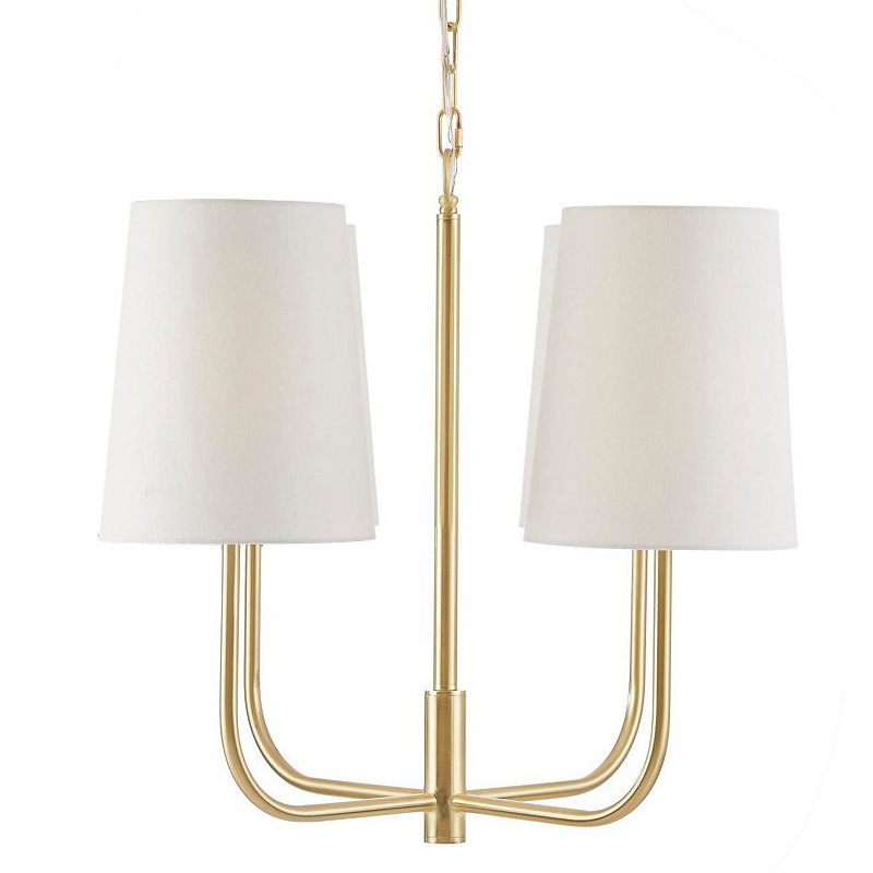 Люстра Abertha Chandelier Золотой Белый Люстра Abertha Chandelier Золотой Белый в Сочи | Loft Concept