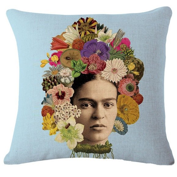 Декоративная подушка Frida Kahlo 3  в Сочи | Loft Concept 