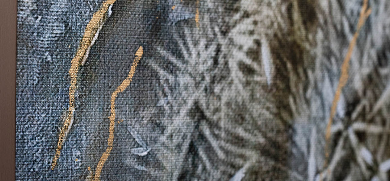 Холст с золотой росписью потали The tangled cycle - фото №1