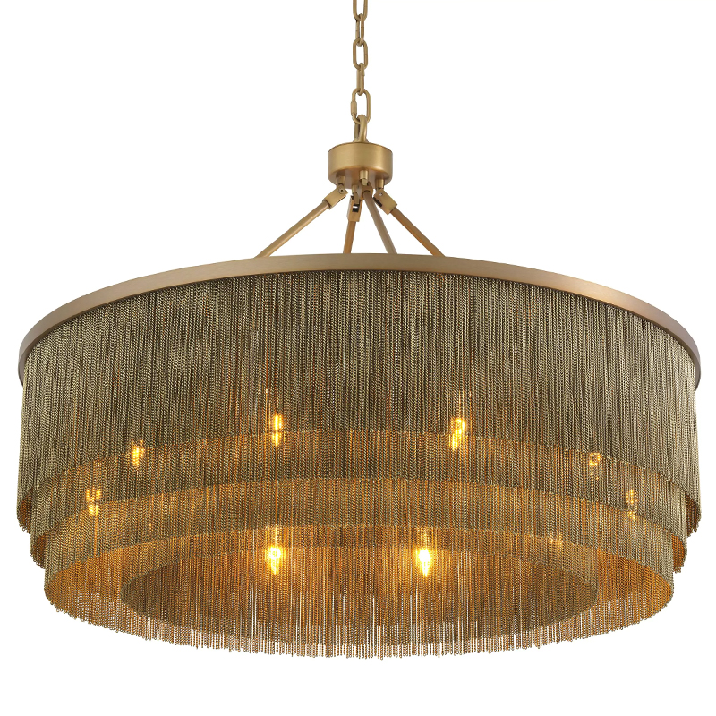 Люстра Eichholtz Chandelier Tissot L Brass Латунь в Сочи | Loft Concept 