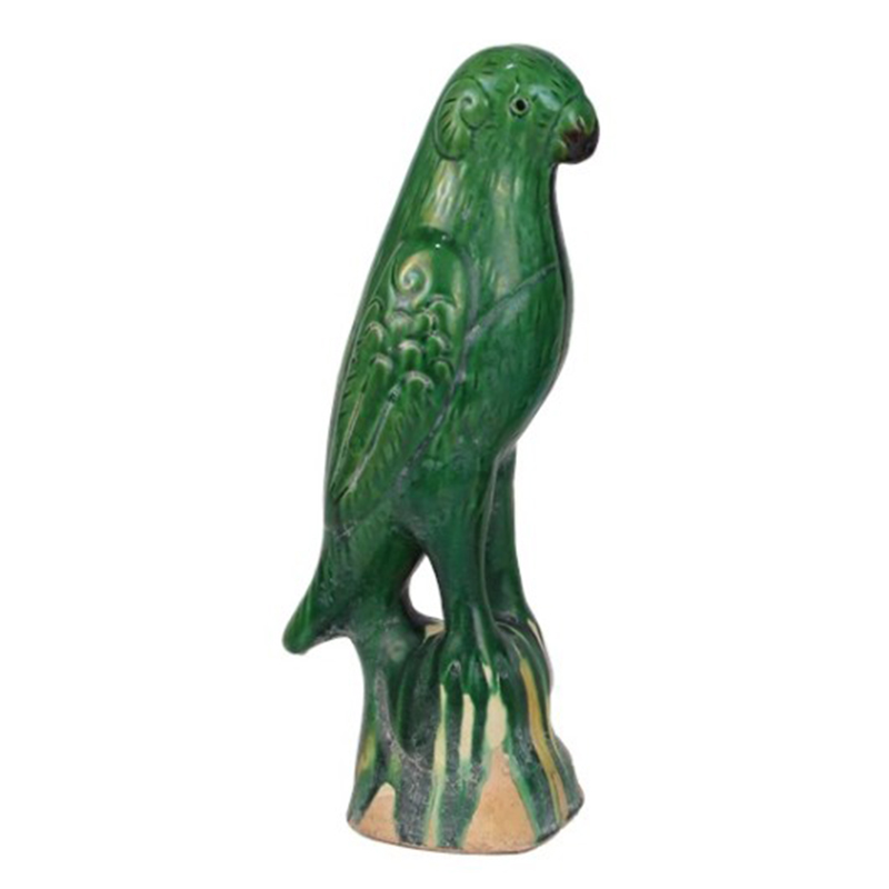 Статуэтка Green Parrot Porcelain Зеленый в Сочи | Loft Concept 