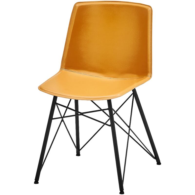 Стул Blaan Stool yellow Черный Желтый в Сочи | Loft Concept 