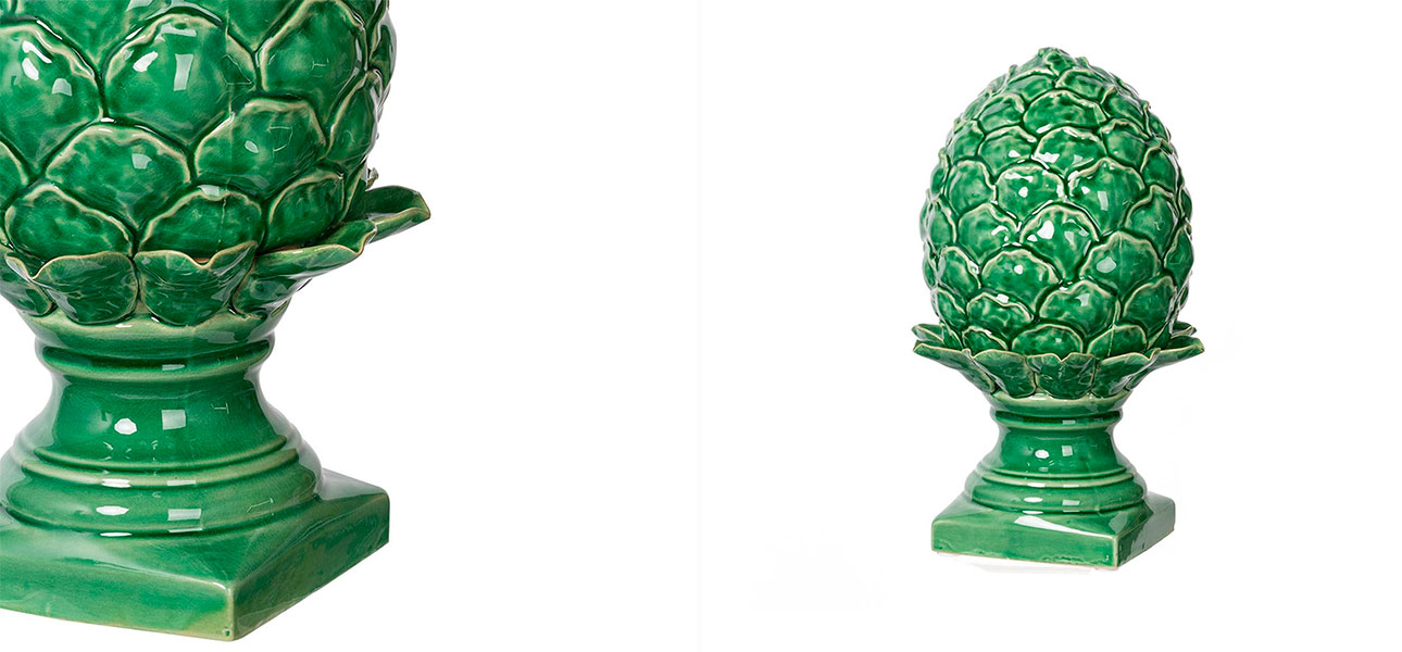 Статуэтка зеленая в виде артишока Artichoke - фото