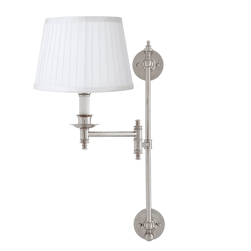 Бра Wall Lamp Indigo Nickel Никель Белый в Сочи | Loft Concept 