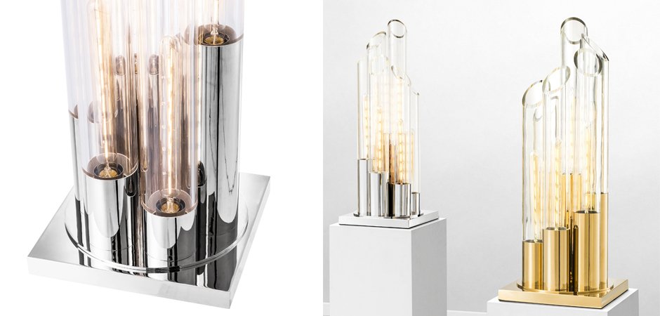 Настольная лампа Eichholtz Table Lamp Paradiso Nickel - Loft-Concept в Сочи