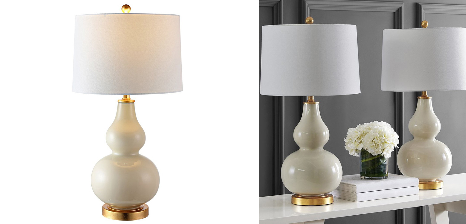 Настольная лампа Loraine Ivory Table lamp - фото