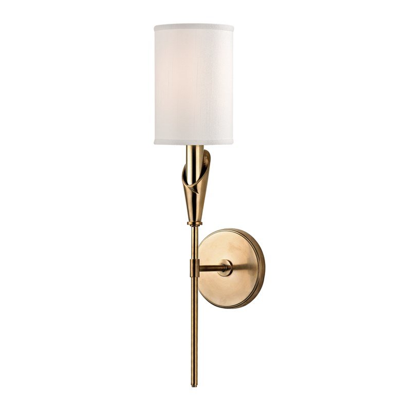 Настенный светильник Wall Sconce TATE 1311-AGB Латунь Белый в Сочи | Loft Concept 