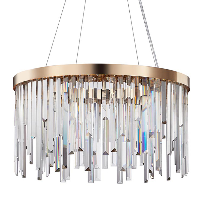 Люстра Bennett Chandelier gold 60 Золотой Прозрачный в Сочи | Loft Concept 