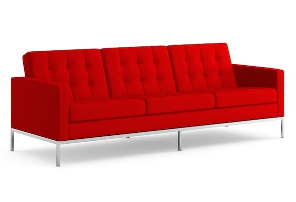 Диван Florence Knoll sofa Серый Красный Коричневый Зеленый Желтый Голубой Белый Черный в Сочи | Loft Concept 