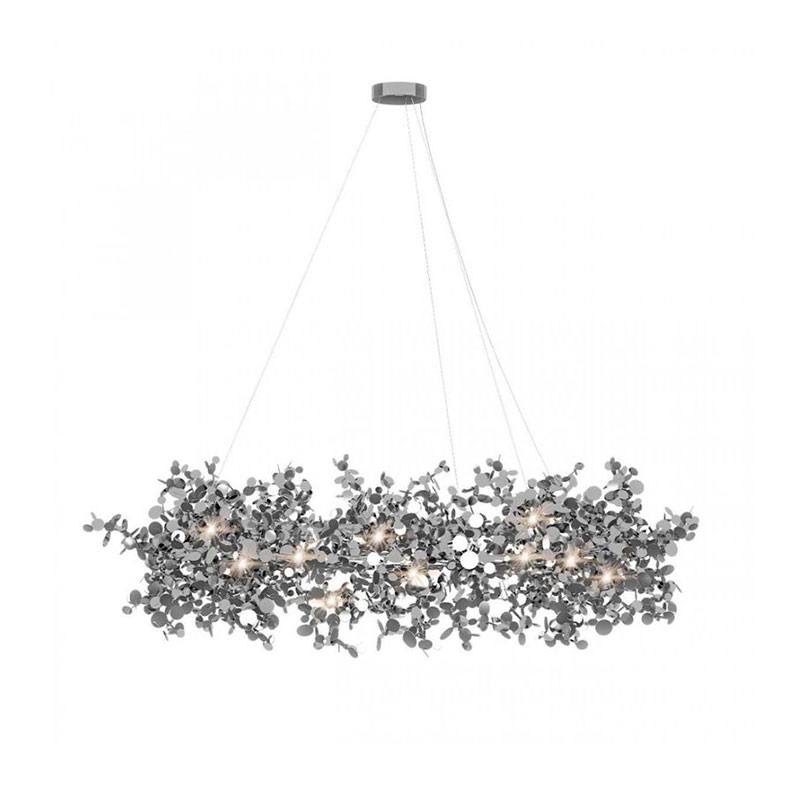 Люстра Terzani Argent Suspension Ring Silver Серебряный в Сочи | Loft Concept 