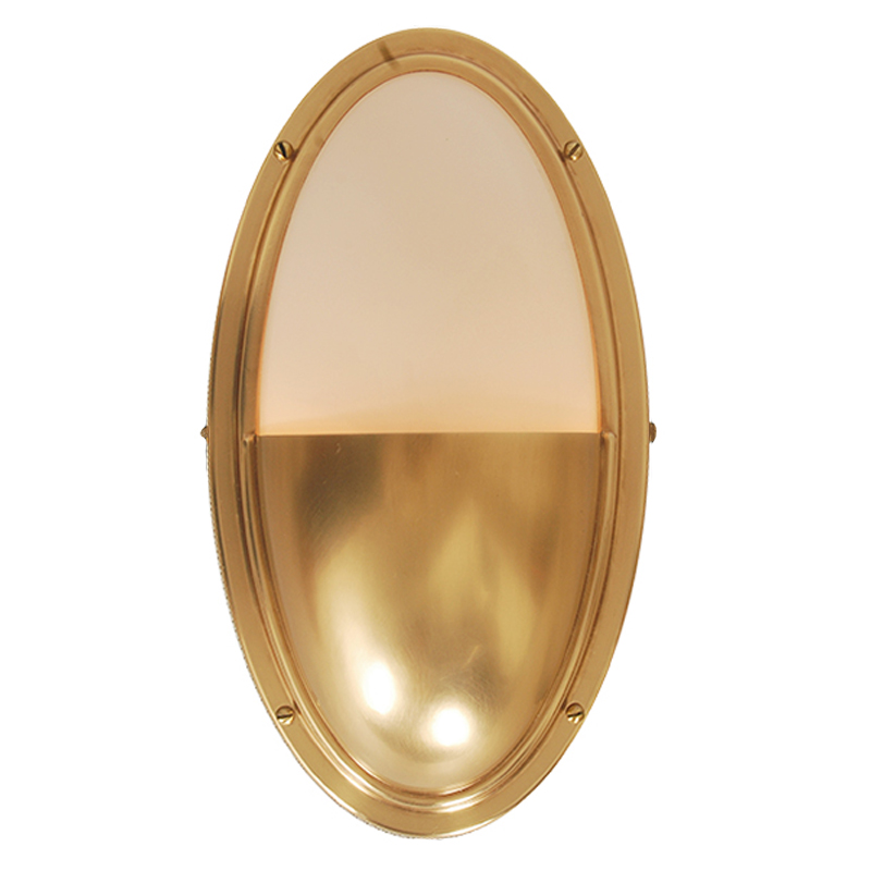 Бра Benita Loft Sconce gold Золотой Белое матовое стекло в Сочи | Loft Concept 