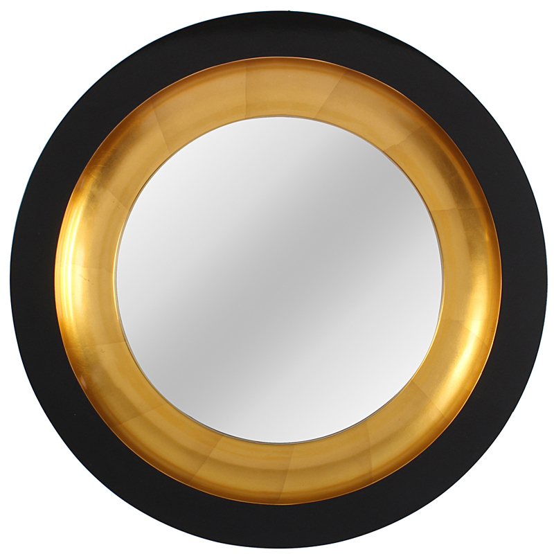 Зеркало Black and Gold Circle Mirror  в Сочи | Loft Concept 