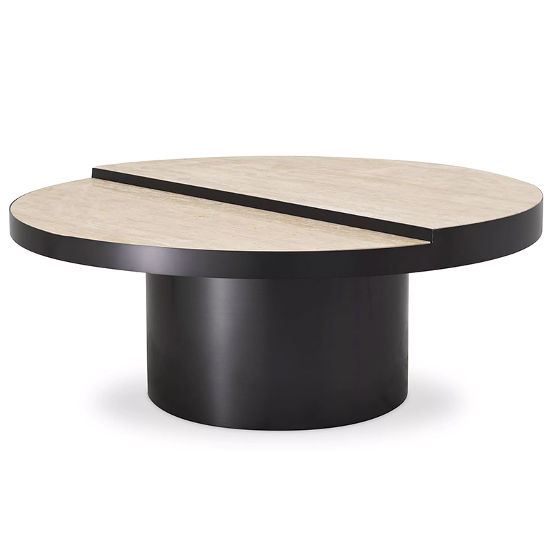 Кофейный стол Eichholtz Coffee Table Excelsior Песочный Черный в Сочи | Loft Concept 