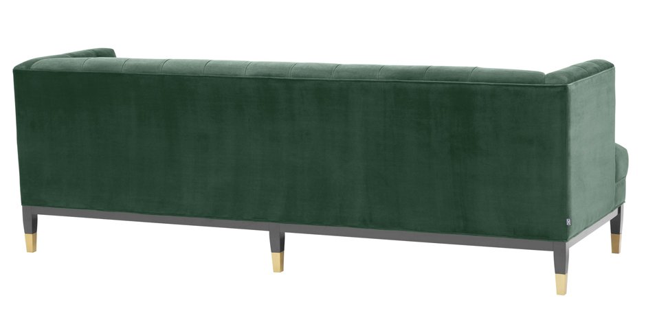 Диван Eichholtz Sofa Castelle dark green - фото №2