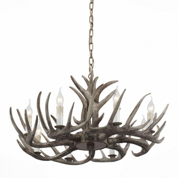 Люстра Hornland Chandelier 8 Grey Серый в Сочи | Loft Concept 